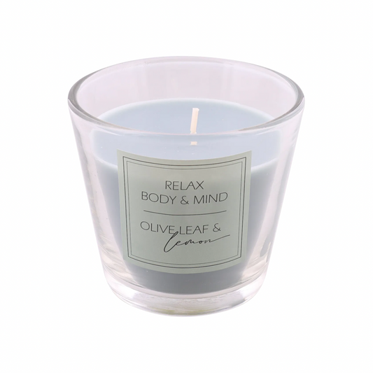 SCENTED CANDLE OLIVE LEMON