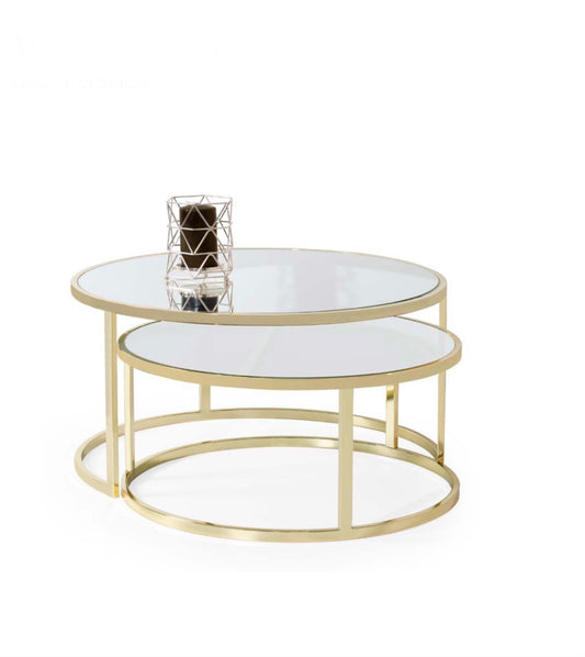 COFFEE TABLE GOLD ARABELLA - MIOMILLY HOME