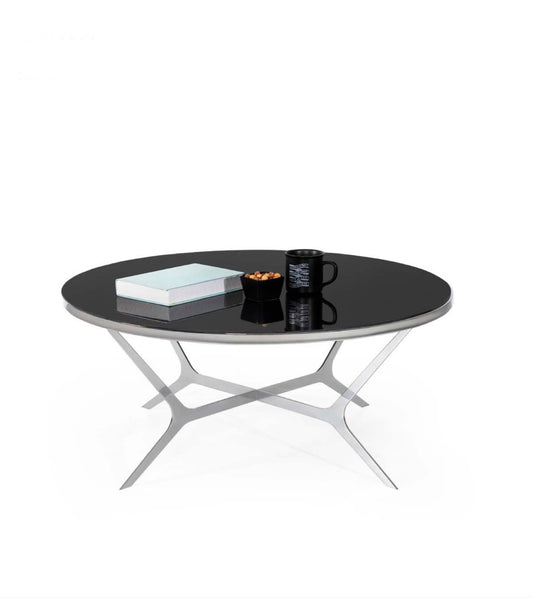 COFFEE TABLE SILVER CATALINA - MIOMILLY HOME