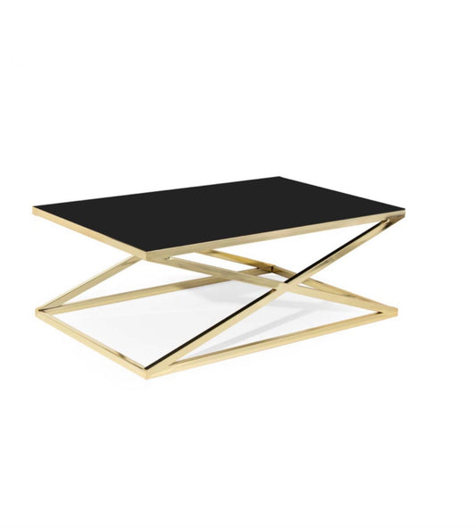 COFFEE TABLE GOLD SAGITARIUS - MIOMILLY HOME