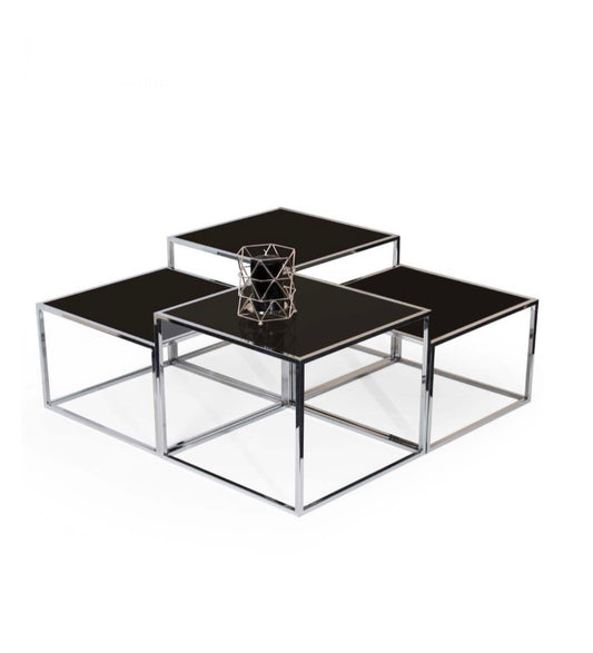 COFFEE TABLE SILVER ELIZABETH - MIOMILLY HOME