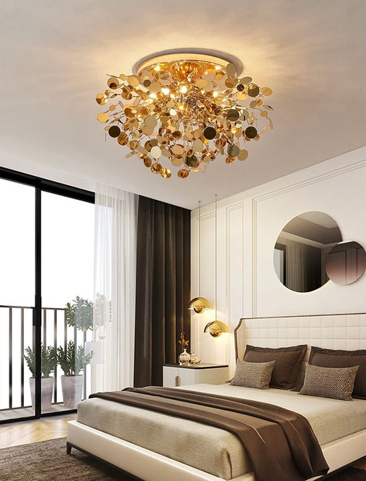 CEILING LAMP GOLD PATRICIA - MIOMILLY HOME
