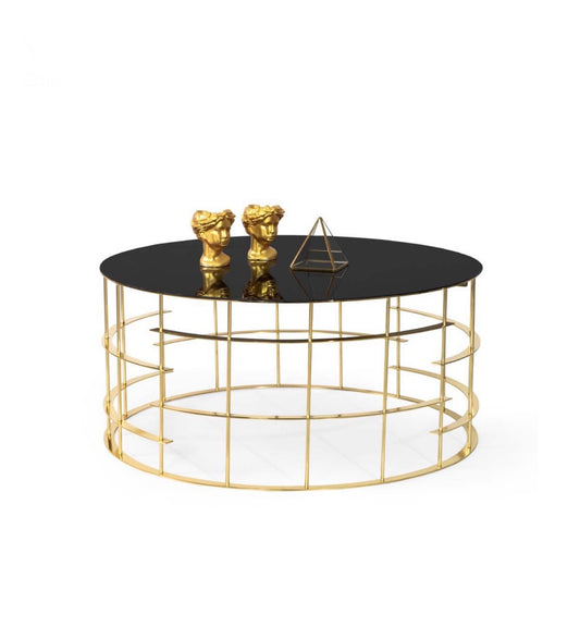 COFFEE TABLE GOLD BROOKLYN - MIOMILLY HOME