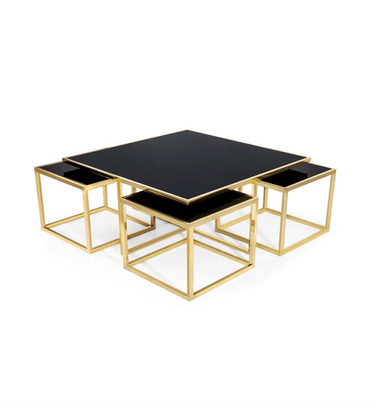 COFFEE TABLE GOLD JOSEPHINE - MIOMILLY HOME